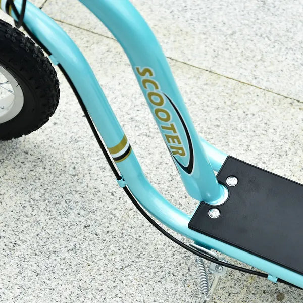 Aosom Youth Scooter Blue with Front Rear Caliper Dual Brakes 12-Inch Inflatable Wheel for Ages 5+ - product image 9