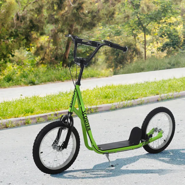 Youth Scooter, Kick Scooter for Kids 5+, Light Green, Adjustable Handlebar, Dual Brakes - product image 10