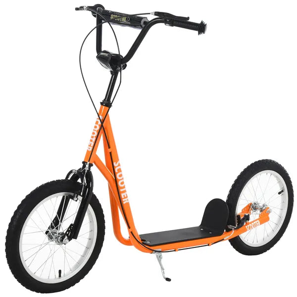 Aosom Youth Scooter, Orange, Kick Scooter for Kids 5+ with Adjustable Handlebar, Dual Brakes - product image 11