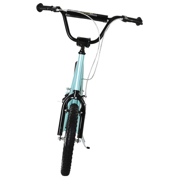Aosom Youth Scooter with Adjustable Handlebar, Kick Scooter with Dual Brakes Inflatable Wheels, Blue, for Kids 5+ - product image 7