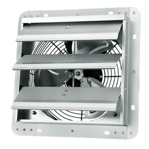 10-shutter-exhaust-fan-high-speed-820-cfm-aluminum-wall-mount-attic-fan-with-ac-motor-ventilation-and-cooling-for-greenhouses-garages-sheds-shops-fcc.webp 10-Inch 820 CFM Aluminum Shutter Exhaust Fan with AC Motor
