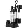 1.5 HP 6000 GPH Submersible Sump Pump with Vertical Float Switch