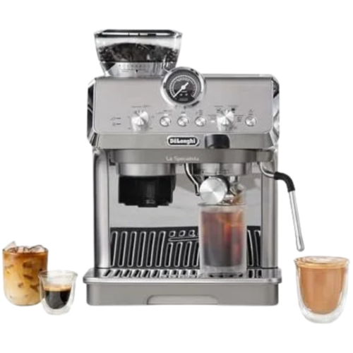 DeLonghi-La-Specialista-Arte_1.png De’Longhi La Specialista Arte Evo Espresso Machine – Compact Cold Brew Coffee Maker with Grinder, Milk Steam Wand/Frother & Tamping Tools – Home Barista Kit for Lattes, Cappuccinos, Iced Coffees