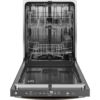 GE 24 in. Top Control Flush-Mount Dishwashers with 45 dBa Sound Level, 3rd-Rack & Dry Boost – Fingerprint Resistant Stainlesss
