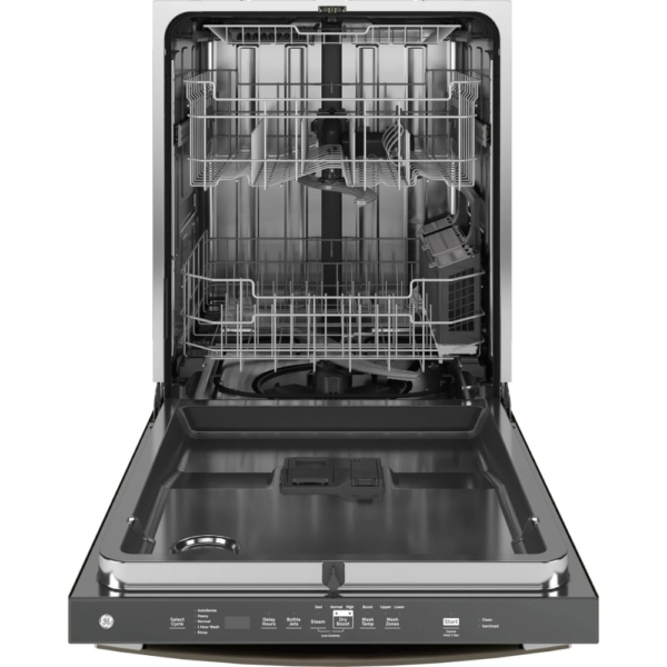 GE 24 in. Top Control Flush-Mount Dishwashers with 45 dBa Sound Level, 3rd-Rack & Dry Boost – Fingerprint Resistant Stainlesss