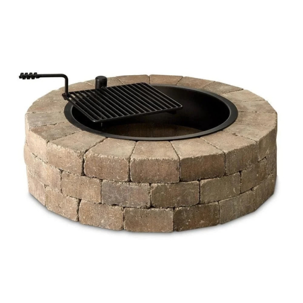 Necessories-Wood-Burning-Fire-Pit-Kit-48″-w_-Cooking-Grate-Concretes-in-Santa-Fes_1.png Necessories Wood Burning Fire Pit Kit 48″ w/ Cooking Grate, Concretes in Santa Fes