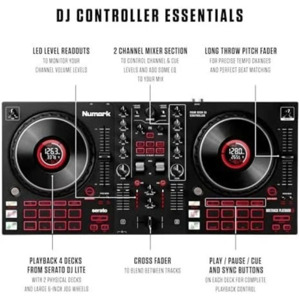 Numark-Mixtrack-Platinum-FX-Serato-DJ-Controllers-with-Jog-Wheel-Displays-4-Decks-Mixers-Effects-Paddles-and-Audio-Interface_6.png Numark Mixtrack Platinum FX 4-Deck Serato DJ Controller with Jog Wheel Displays