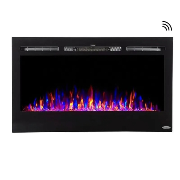 Touchstone Sideline 36-inch Electric Fireplaces.