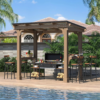 Veikous-D-Wooden-Grills-Gazebo-Outdoor-with-Steel-Roof_1.png Veikous D Wooden Grills Gazebo Outdoor with Steel Roof