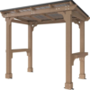 Veikous-D-Wooden-Grills-Gazebo-Outdoor-with-Steel-Roof_2.png Veikous D Wooden Grills Gazebo Outdoor with Steel Roof