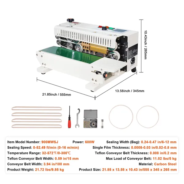 continuous-bag-band-sealing-machine-024-047-in6-12-mm-seal-width-horizontal-band-sealer-machine-with-digital-temperature-control-bag-sealer-for-002-08-mm-plastic-bags-with-count-function-3.webp Horizontal Continuous Band Sealer, 6-12 mm Seal Width, Digital Control and Counter