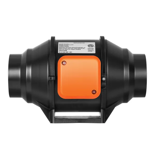 4-Inch 200 CFM Inline Duct Fan with Variable Speed Controller