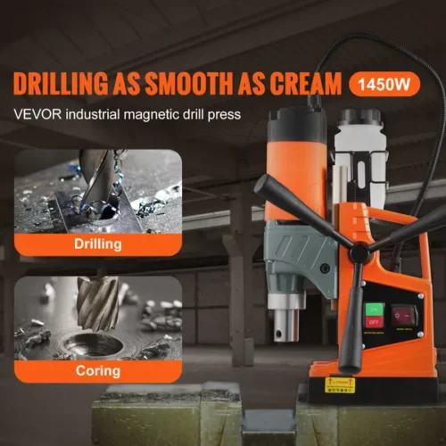 magnetic-drill-1450w-motor-16-in-boring-diameter-2810-lbf-portable-electric-mag-drill-press-with-11-coring-bits-850-rpm-speed-drilling-machine-for-metal-surface-home-improvement-industry.webp 1450W Magnetic Drill Press, 1.6-Inch Coring, 2810 lbf Magnetic Force, 11 Cutters
