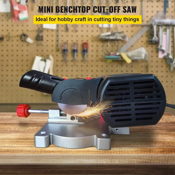 Mini Miter Cut-Off Saw, 2-5/16-Inch Blade, 1/2-Inch Cut, 0-45° Miter