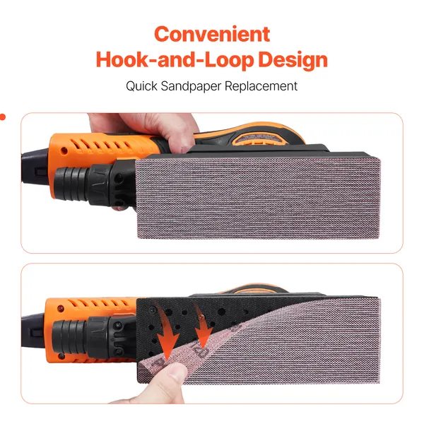 3/8-Sheet 3A Brushless Variable-Speed Sander, 10,000 RPM