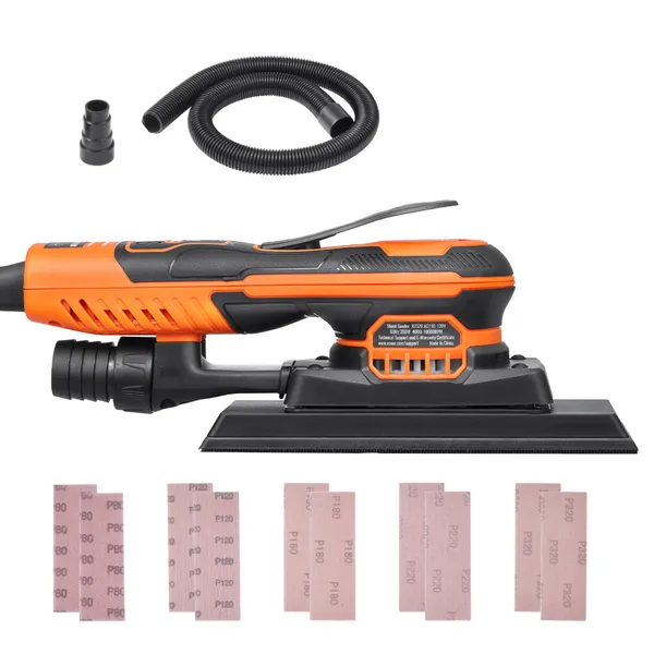 3/8-Sheet 3A Brushless Variable-Speed Sander, 10,000 RPM